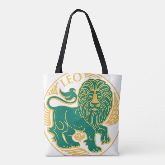 Leo-Zeichen des Zodiaks auf Tasche (Rückseite)
