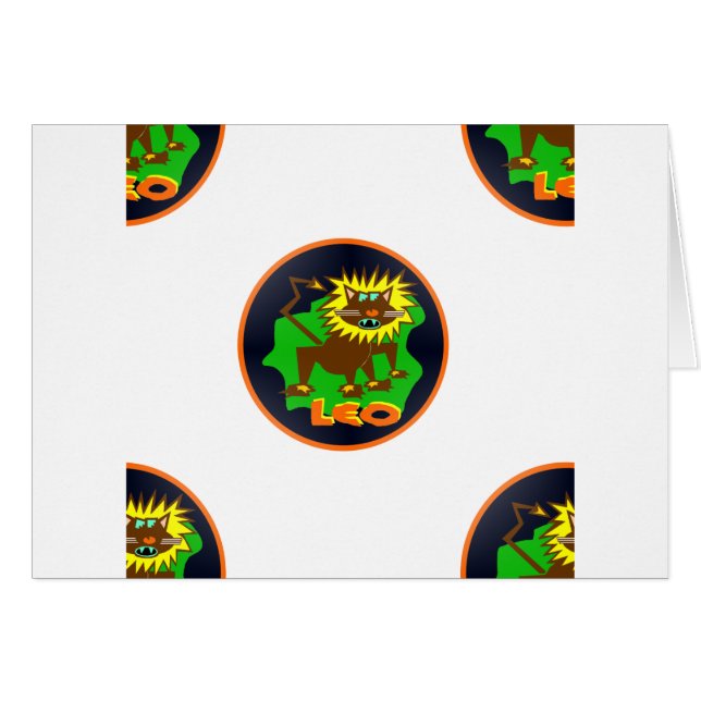 Leo zodiac (Vorderseite (Horizontal))