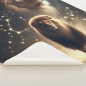 Leo Zodiac Art - Majestic Lion and Constellation. Sherpadecke (3/4)