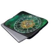 Leo Zodiac Astrologie Design Laptopschutzhülle (Vorne Knopf)