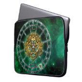 Leo Zodiac Astrologie Design Laptopschutzhülle (Vorderseite Links)