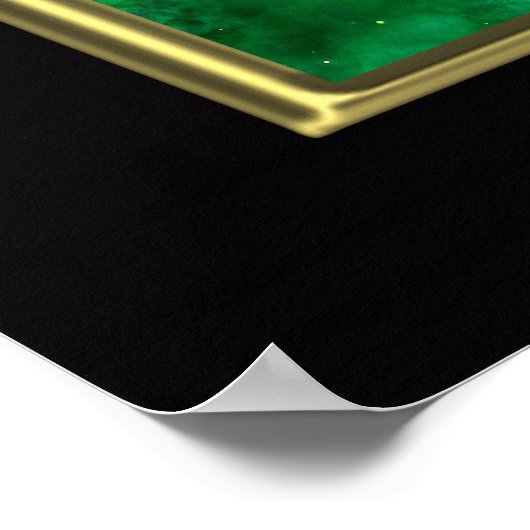 Leo Zodiac Astrologie Design Poster (Ecke)