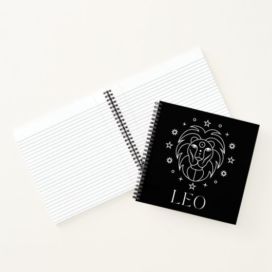 Leo Zodiac Astrologie Notizblock (Innenseite)