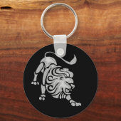 Leo Zodiac Astrologie Schlüsselanhänger (Vorderseite)
