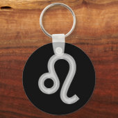 Leo Zodiac Astrologie Schlüsselanhänger (Vorderseite)