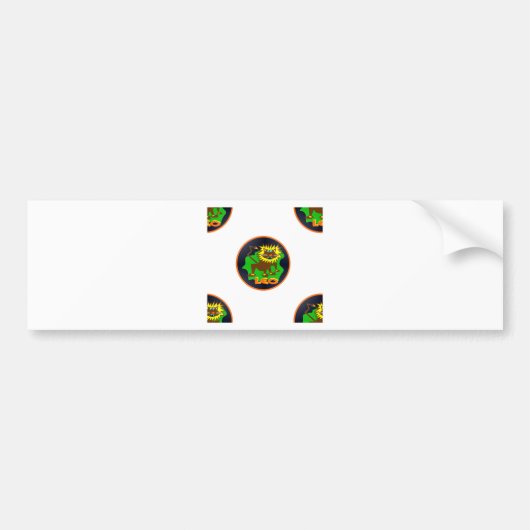 Leo zodiac autoaufkleber (Vorne)