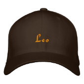 Leo Zodiac bestickte Cap / Hat Kappe (Vorderseite)
