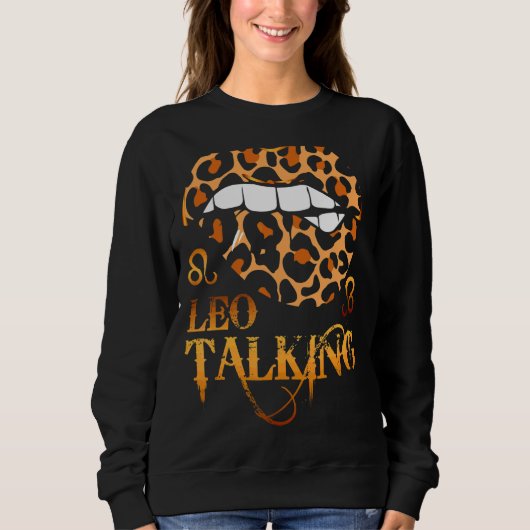 Leo Zodiac Birth Sign Sweatshirt (Vorderseite)