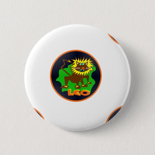 Leo zodiac button (Vorderseite)