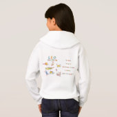 Leo Zodiac Children's Astrology Hoodie (Schwarz voll)