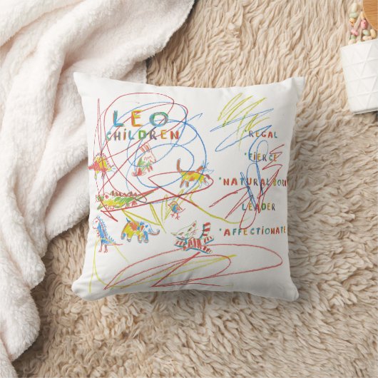 Leo Zodiac Children's Astrology Pillow Kissen (Decke)
