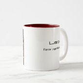 Leo Zodiac Coffee Tasse Two Tone (VorderseiteRechts)