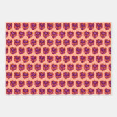 Leo Zodiac Coquette Herz Birthday Cake Geschenkpapier Set (Vorderseite 3)