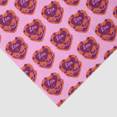 Leo Zodiac Coquette Herz Birthday Cake Seidenpapier (Ausschnitt)