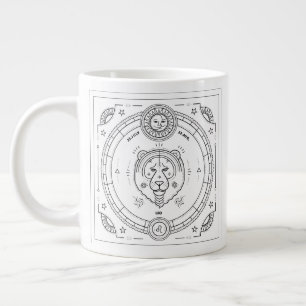 Leo Zodiac Custom Birthday Tasse