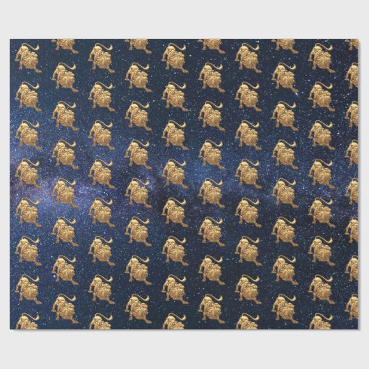 Leo Zodiac Geschenkpapier (Flach)