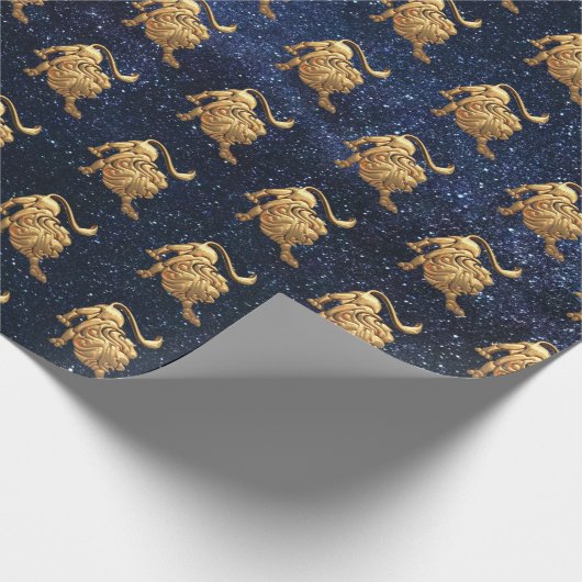 Leo Zodiac Geschenkpapier (Ecke)