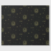 Leo zodiac Horoskop Sternzeichen Geschenkpapier (Flach)