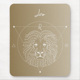 Leo zodiac Horoskop Sternzeichen Mousepad