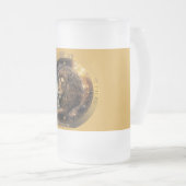 Leo Zodiac individuell anpassbar Mattglas Bierglas (VorderseiteRechts)