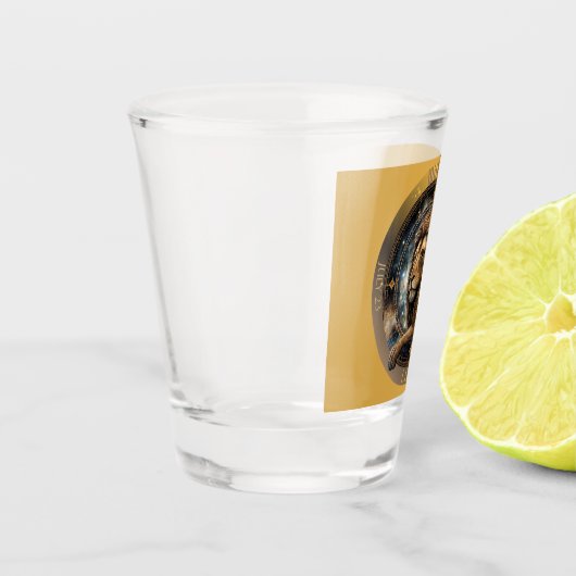 Leo Zodiac individuell anpassbar Schnapsglas (Links)