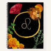 Leo Zodiac Journal Notizblock (Vorderseite)