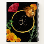 Leo Zodiac Journal Notizblock (Rückseite)
