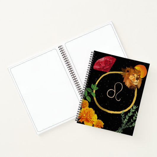 Leo Zodiac Journal Notizblock (Innenseite)