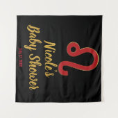 LEO Zodiac Juli August Astrologie Party Hintergrun Wandteppich (Vorderseite (Horizontal))