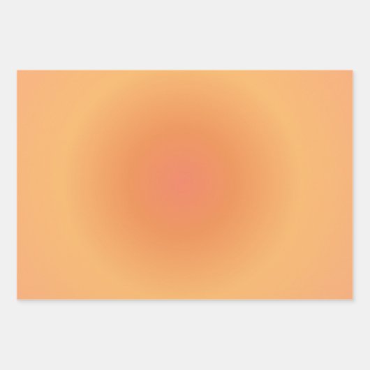 Leo Zodiac, Leo Aura Orange Gradient Geschenkpapier Set (Vorderseite 2)