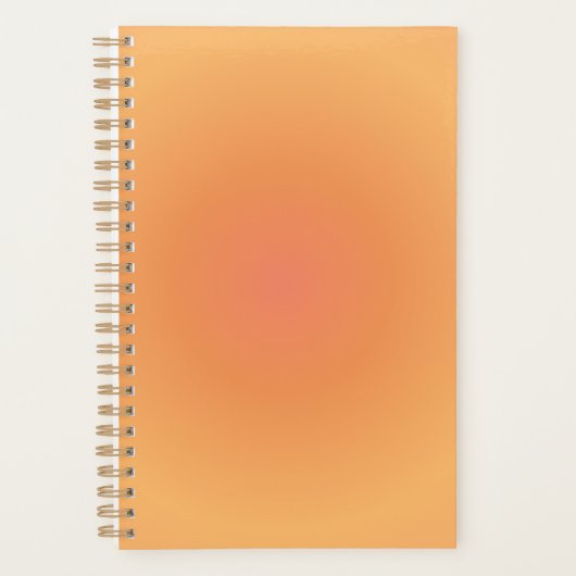 Leo Zodiac, Leo Aura Orange Gradient Planer (Vorderseite)