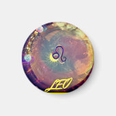Leo Zodiac Magnet (Vorne)