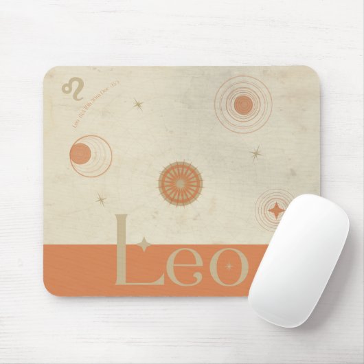 Leo Zodiac Mousepad (Mit Mouse)