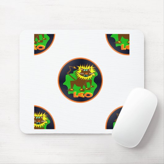 Leo zodiac mousepad (Mit Mouse)