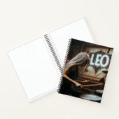 Leo Zodiac Musician Drums Notizblock (Innenseite)