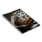 Leo Zodiac Musician Drums Notizblock (Rechte Seite)
