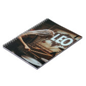 Leo Zodiac Musician Drums Notizblock (Linke Seite)