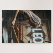 Leo Zodiac Musician Drums Puzzle (Horizontal)