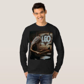 Leo Zodiac Musician Drums T-Shirt (Vorne ganz)