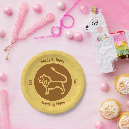 Leo Zodiac Pappteller (Party)