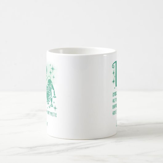 Leo Zodiac Personalisierte Merkmale Horoskop Kaffeetasse (Mittel)