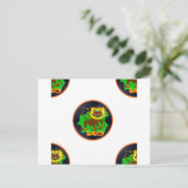 Leo zodiac postkarte (Stehend Vorderseite)