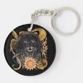 Leo Zodiac Schlüsselanhänger (Rückseite)