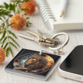 Leo Zodiac Schlüsselanhänger (Vorderseite rechts)