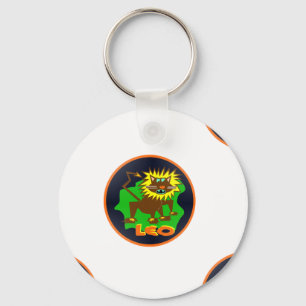 leo zodiac schlüsselanhänger