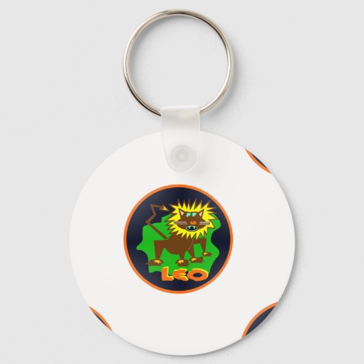 Leo zodiac schlüsselanhänger (Vorderseite)