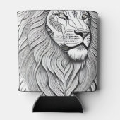 Leo Zodiac Sign - Astrologische Lion Dosenkühler (Rückseite)