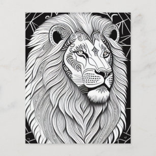 Leo Zodiac Sign - Astrologische Lion Flyer