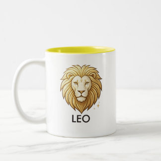 Leo Zodiac Sign Astrology Birthday Coffee Mug Zweifarbige Tasse