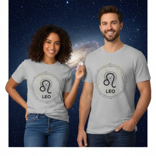 Leo Zodiac Sign Astrology Lion T-Shirt Tri-Blend Shirt
